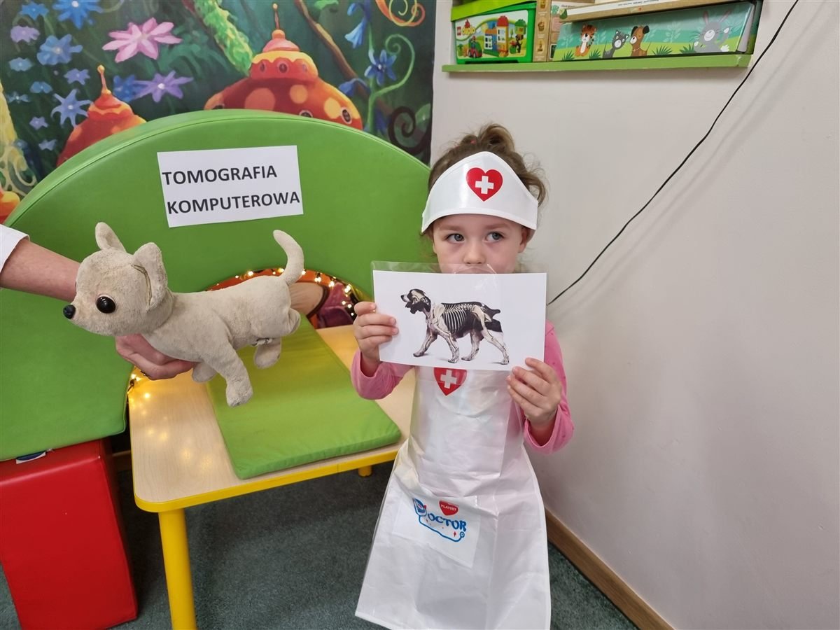 Mali lekarze w żłobku